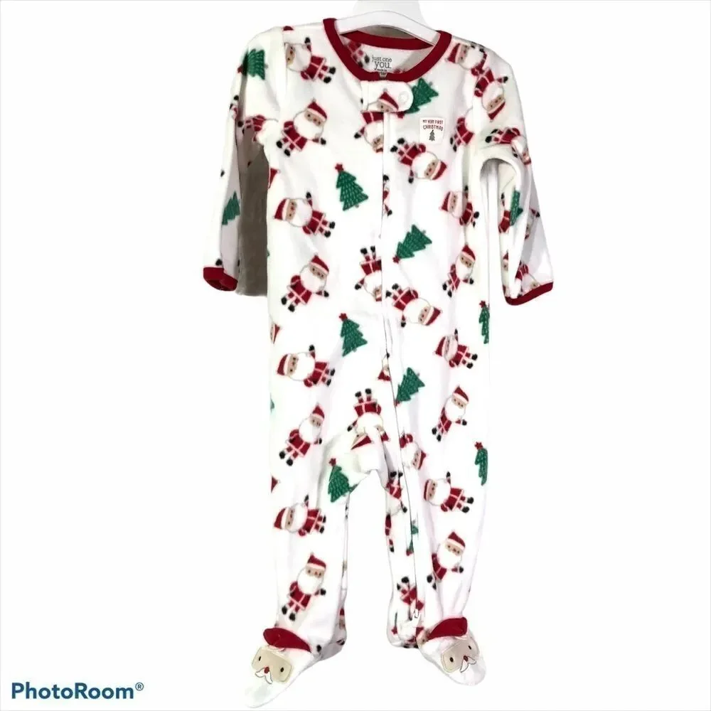 Just One You Carter’s sleeper footies pajamas 9m